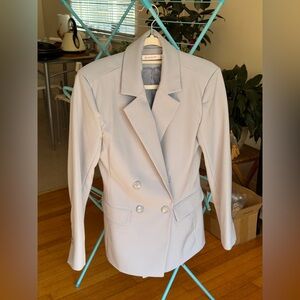 Pale blue oversized blazer